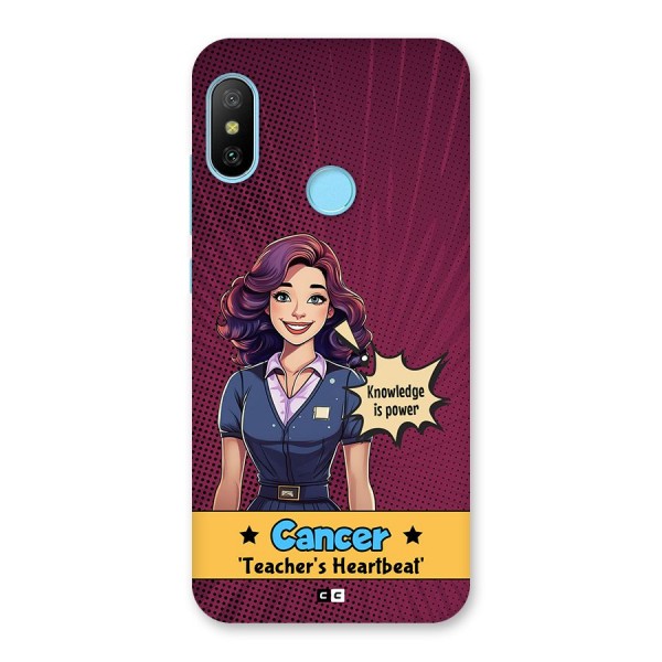 Cancer Heartbeat Back Case for Redmi 6 Pro