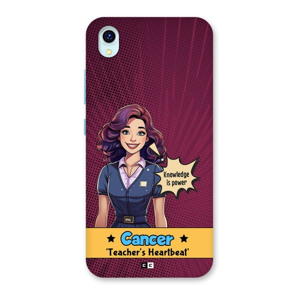 Cancer Heartbeat Back Case for Vivo Y1s