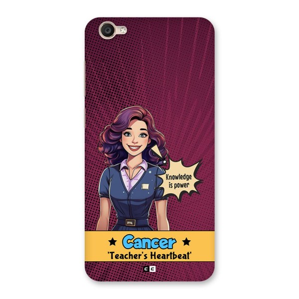 Cancer Heartbeat Back Case for Vivo Y55
