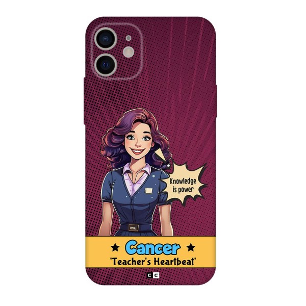 Cancer Heartbeat Back Case for iPhone 11