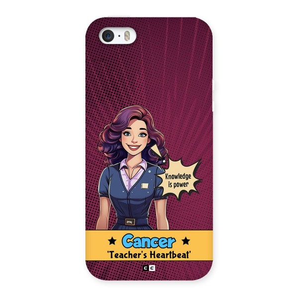 Cancer Heartbeat Back Case for iPhone SE 2016