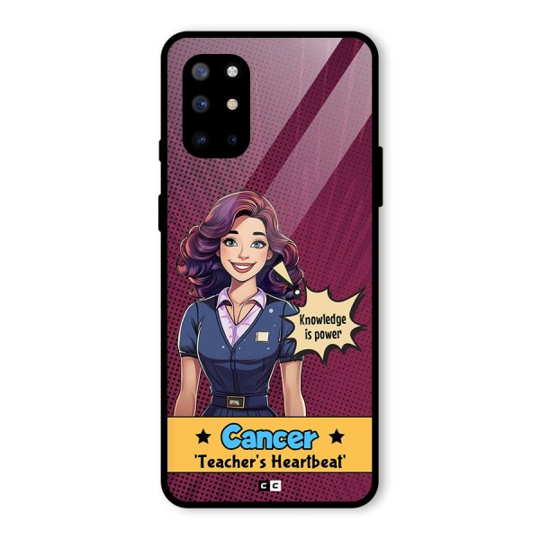 Cancer Heartbeat Glass Back Case for OnePlus 8T