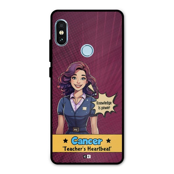 Cancer Heartbeat Metal Back Case for Redmi Note 5 Pro