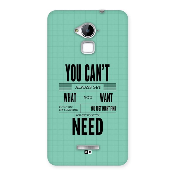 Cant Always Get Back Case for Coolpad Note 3
