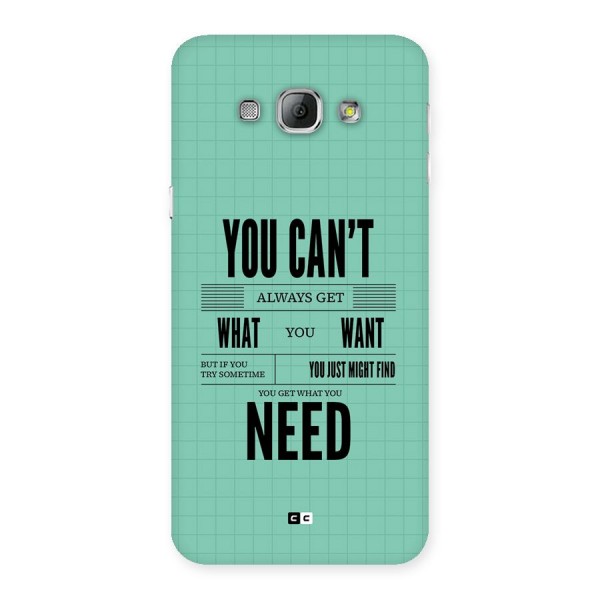Cant Always Get Back Case for Galaxy A8