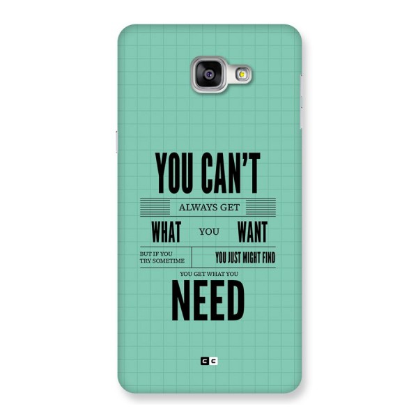 Cant Always Get Back Case for Galaxy A9