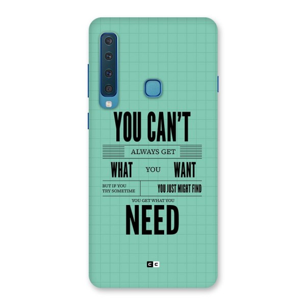 Cant Always Get Back Case for Galaxy A9 (2018)
