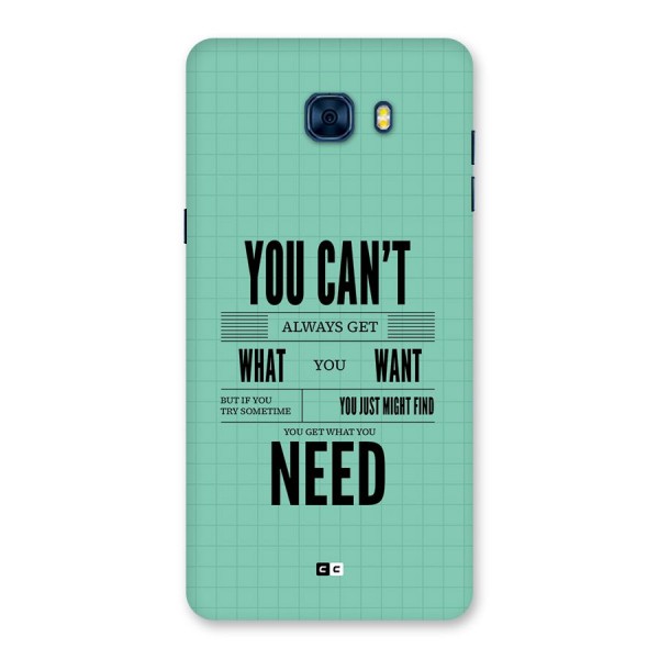 Cant Always Get Back Case for Galaxy C7 Pro