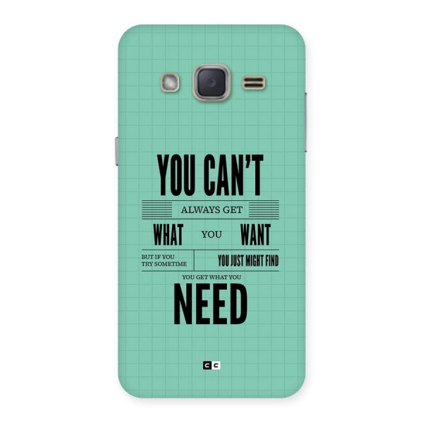 Cant Always Get Back Case for Galaxy J2