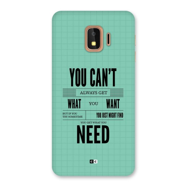 Cant Always Get Back Case for Galaxy J2 Core