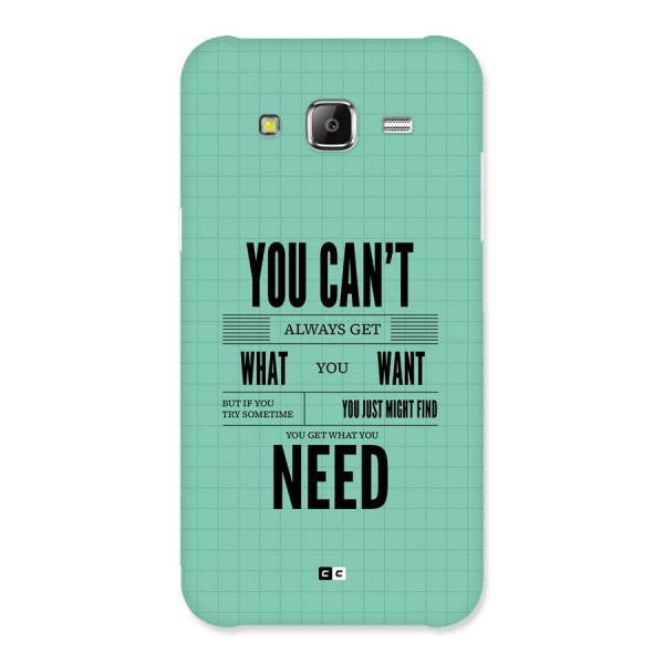 Cant Always Get Back Case for Galaxy J5