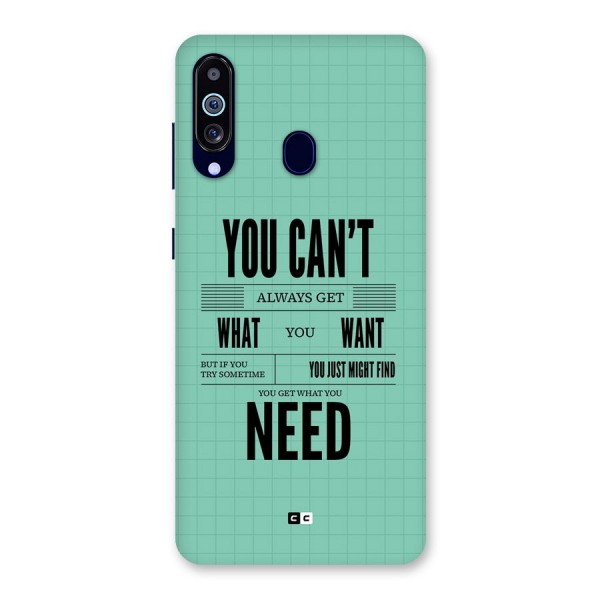 Cant Always Get Back Case for Galaxy M40