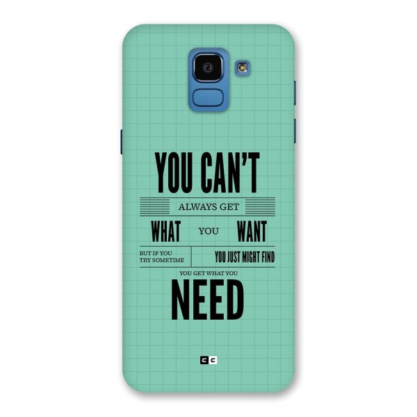 Cant Always Get Back Case for Galaxy On6