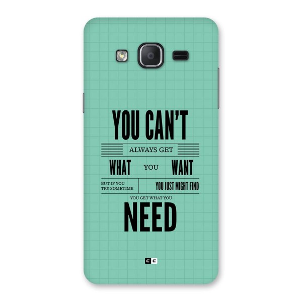 Cant Always Get Back Case for Galaxy On7 Pro
