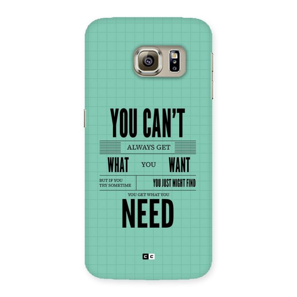 Cant Always Get Back Case for Galaxy S6 edge