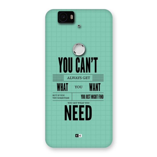 Cant Always Get Back Case for Google Nexus 6P