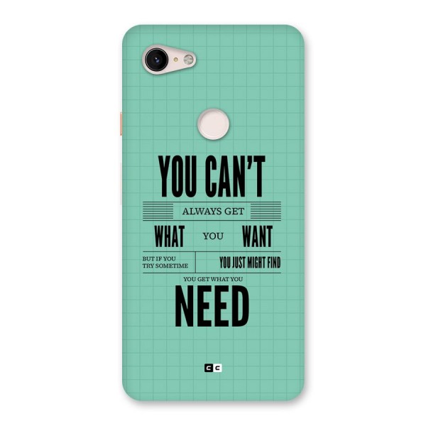 Cant Always Get Back Case for Google Pixel 3 XL