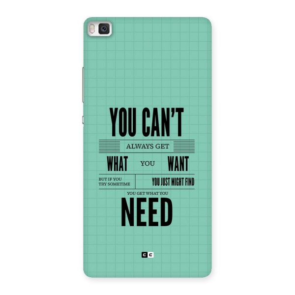 Cant Always Get Back Case for Huawei P8
