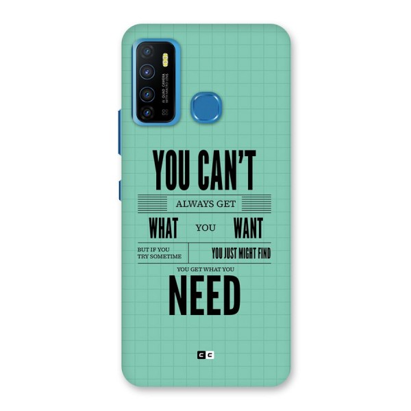 Cant Always Get Back Case for Infinix Hot 9