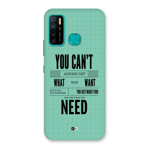 Cant Always Get Back Case for Infinix Hot 9 Pro