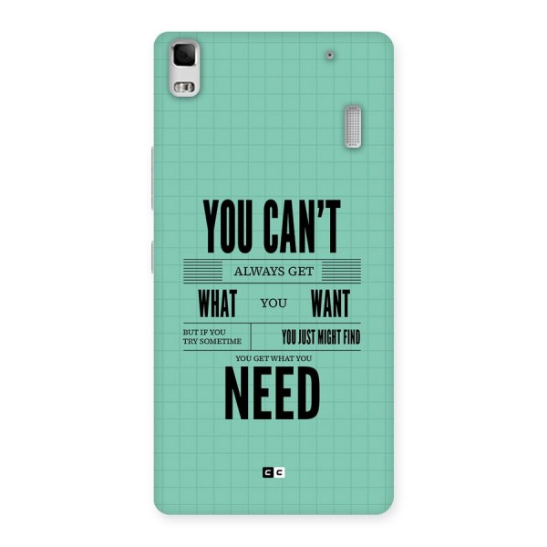 Cant Always Get Back Case for Lenovo K3 Note