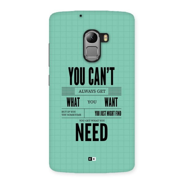 Cant Always Get Back Case for Lenovo K4 Note