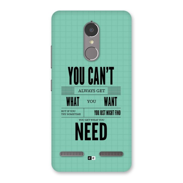 Cant Always Get Back Case for Lenovo K6 Power