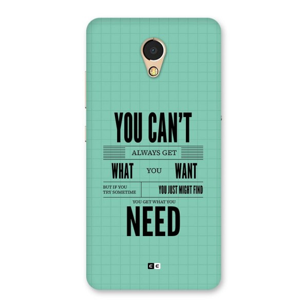 Cant Always Get Back Case for Lenovo P2