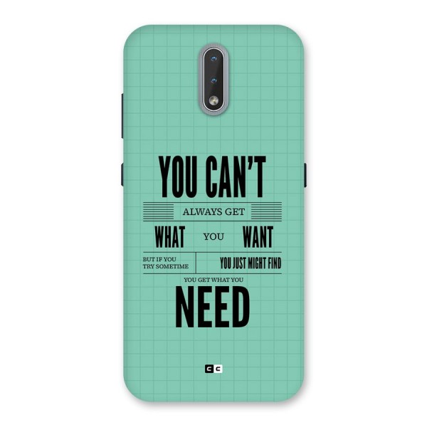 Cant Always Get Back Case for Nokia 2.3