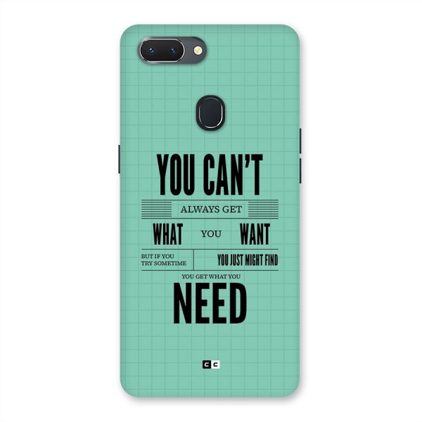 Cant Always Get Back Case for Realme 2
