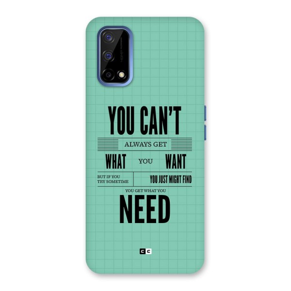 Cant Always Get Back Case for Realme Narzo 30 Pro