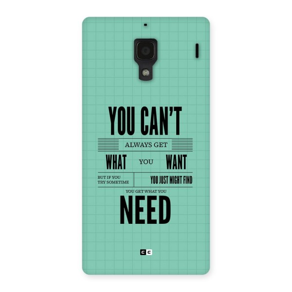 Cant Always Get Back Case for Redmi 1s