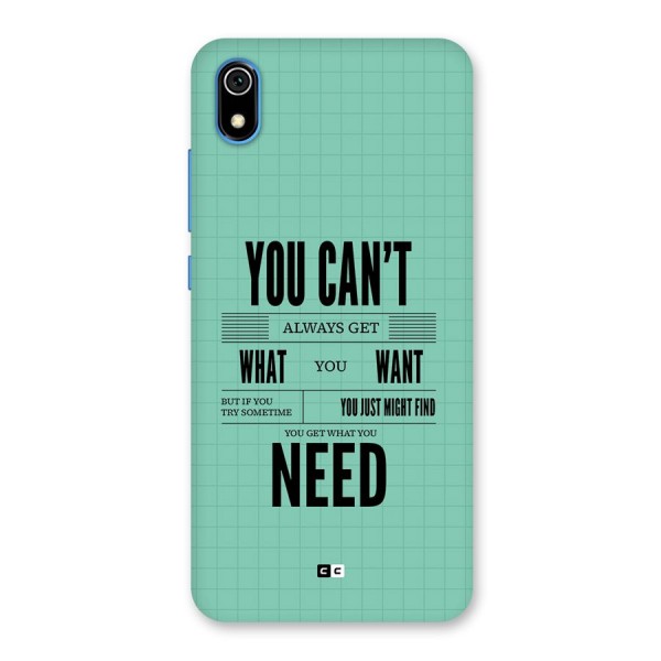 Cant Always Get Back Case for Redmi 7A