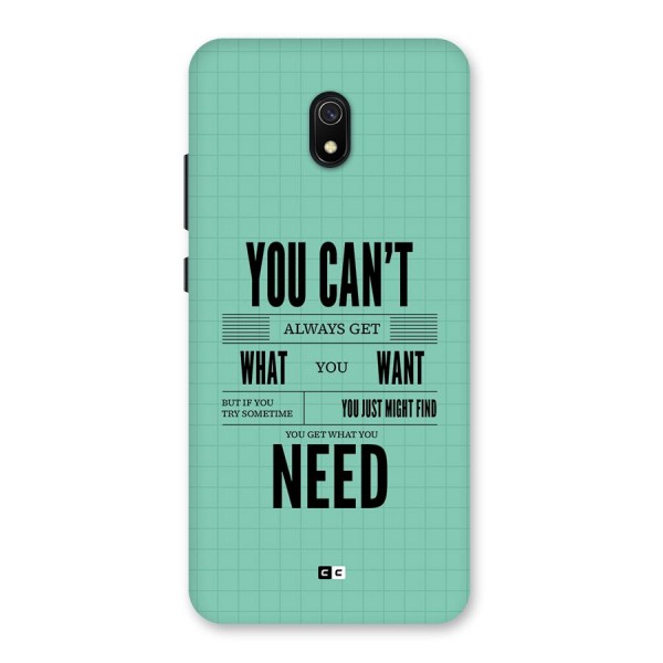 Cant Always Get Back Case for Redmi 8A