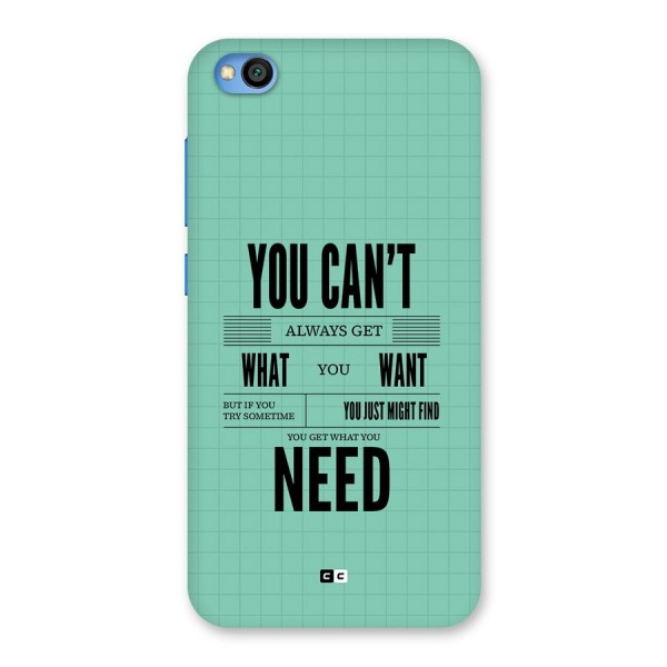 Cant Always Get Back Case for Redmi Go
