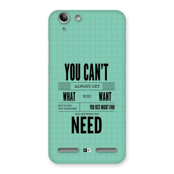 Cant Always Get Back Case for Vibe K5 Plus