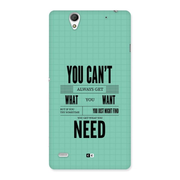 Cant Always Get Back Case for Xperia C4