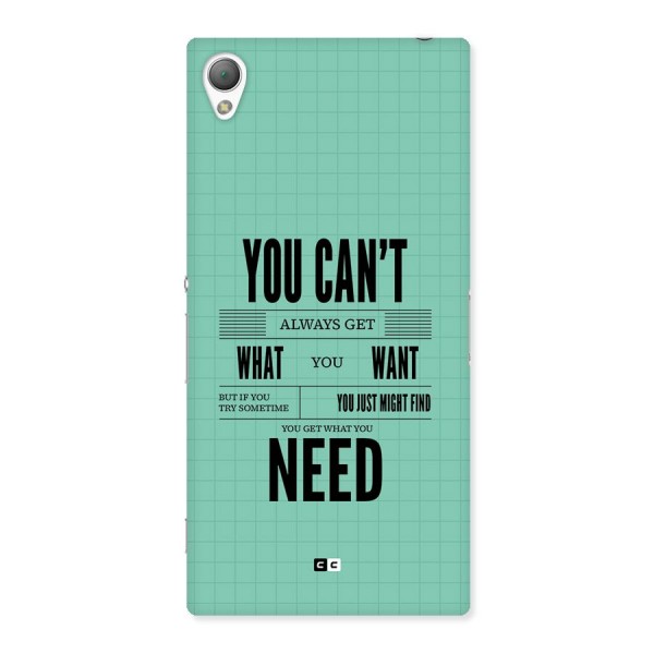 Cant Always Get Back Case for Xperia Z3