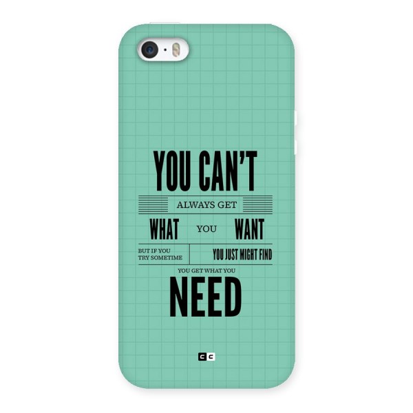 Cant Always Get Back Case for iPhone 5 5s