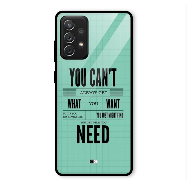 Cant Always Get Glass Back Case for Galaxy A72