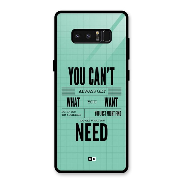 Cant Always Get Glass Back Case for Galaxy Note 8