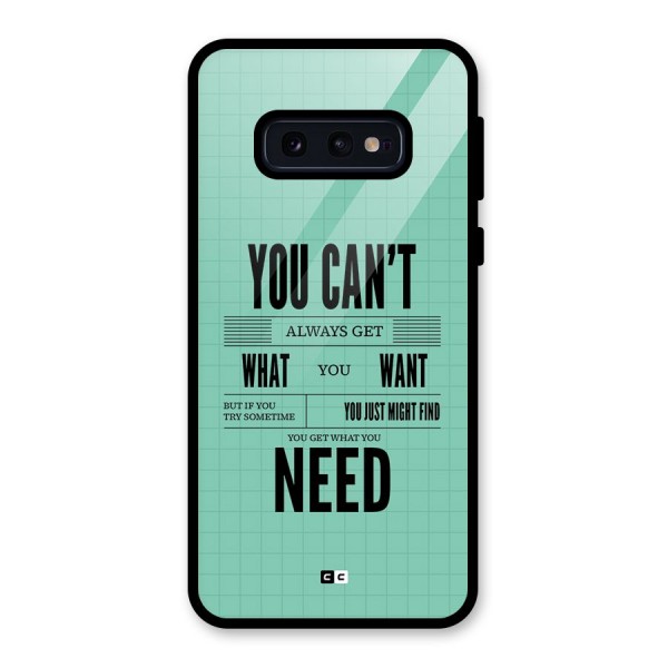 Cant Always Get Glass Back Case for Galaxy S10e