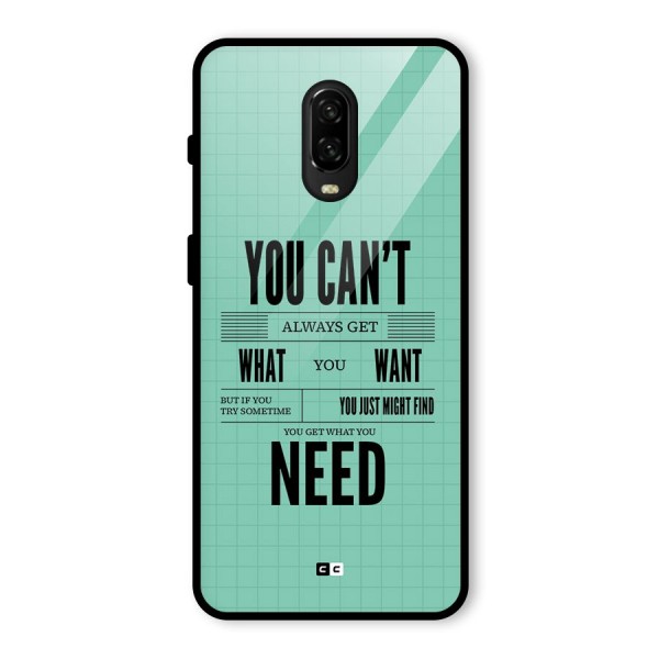 Cant Always Get Glass Back Case for OnePlus 6T