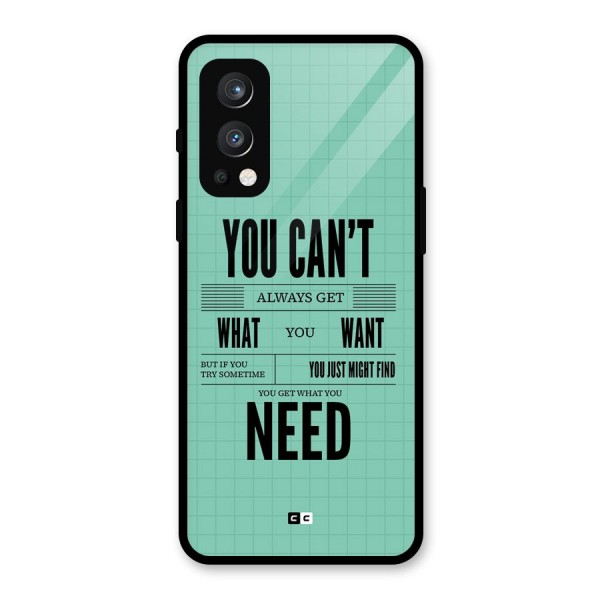 Cant Always Get Glass Back Case for OnePlus Nord 2 5G