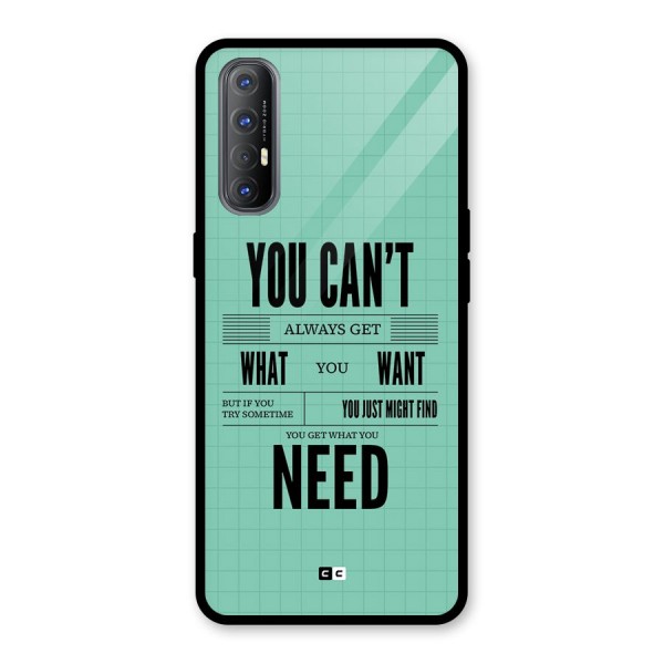 Cant Always Get Glass Back Case for Oppo Reno3 Pro