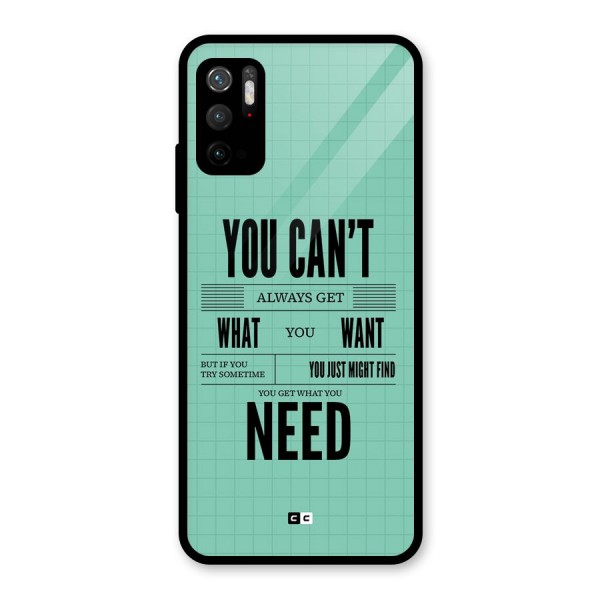 Cant Always Get Glass Back Case for Poco M3 Pro 5G