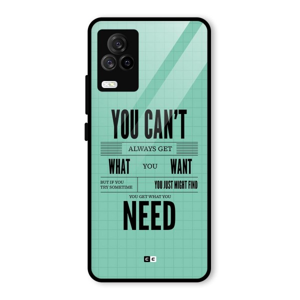 Cant Always Get Glass Back Case for Vivo iQOO 7 Legend 5G