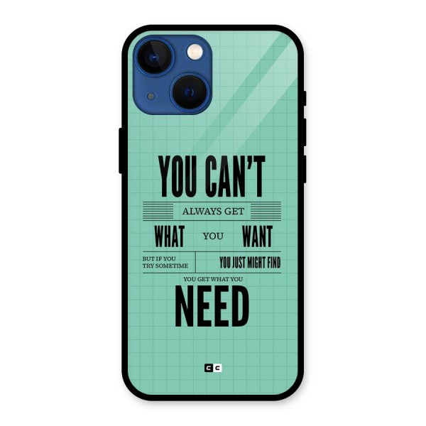 Cant Always Get Glass Back Case for iPhone 13 Mini