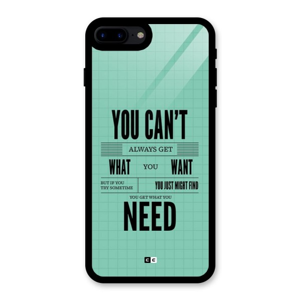 Cant Always Get Glass Back Case for iPhone 8 Plus