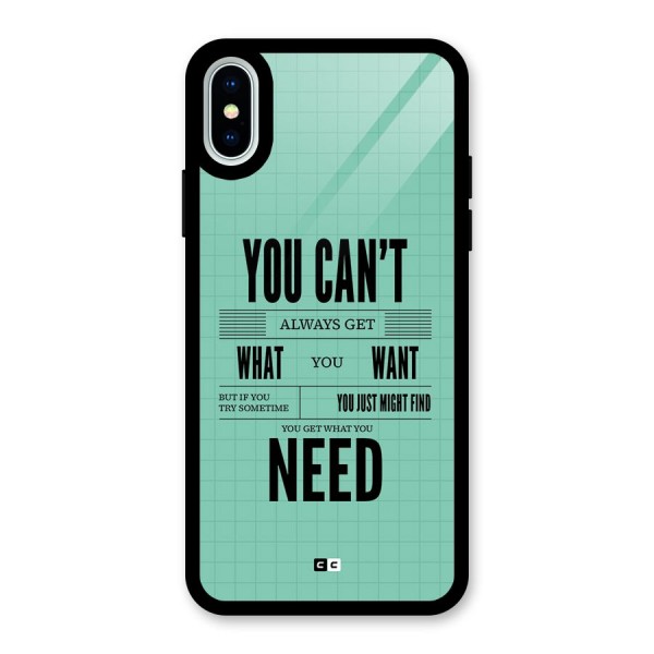 Cant Always Get Glass Back Case for iPhone X